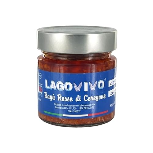 Ragù Rot von Coregone - Qualität Tuscia Viterbese - ohne Konservierungsstoffe - Made in Italy von Il Tomolo