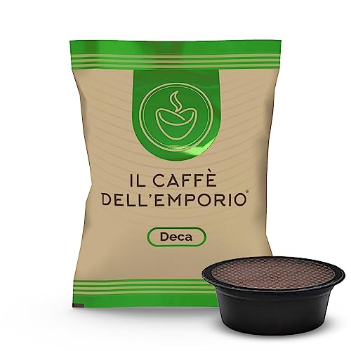 Der Kaffee dell'Emporio Kapseln kompatibel mit Lavazza a Modo Mio Mischung Dek Grün Caffe Decaffeinat Deca (100) von Il caffe' dell'emporio
