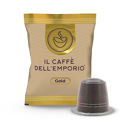 Il Caffè dell'Emporio Kapseln Kompatibel mit Nespresso Mischung Gold Arabica (200) von Il caffe' dell'emporio