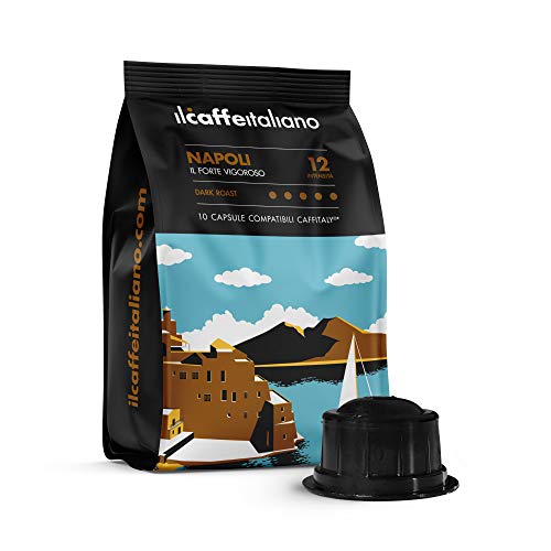 100 Napoli Kaffee Kapseln - Caffitaly Kompatible kapseln - Il Caffè Italian, 680 g (6,8g x 100) von FRHOME