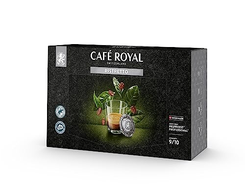 Café Royal Ristretto 50 Nespresso Pro kompatible Kapseln (Intensität 9/10) 1er Pack (1 x 50 Pads) von Café Royal