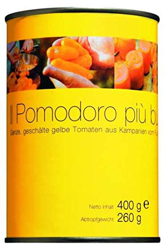 Il pomodoro più buono Pomodoro giallo Marzanello Gelbe Tomaten, ganz & geschält 3x400 g Dose von Il pomodoro più buono, Kampanien