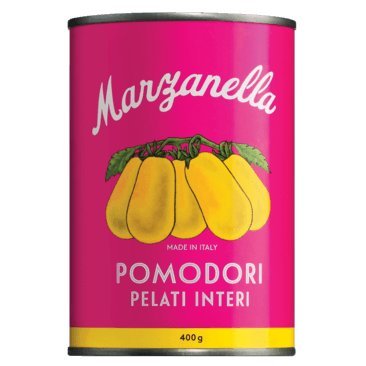 Pomodoro Giallo Marzanello - 6x Ganze geschälte GELBE Tomaten - 400 g/260 g ATG von Il pomodoro più buono