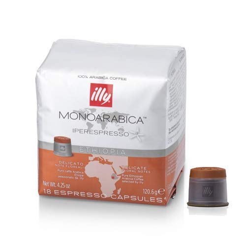 108 Kapseln Caffe' Illy Iperespresso Monoarabica Äthiopien von Illy