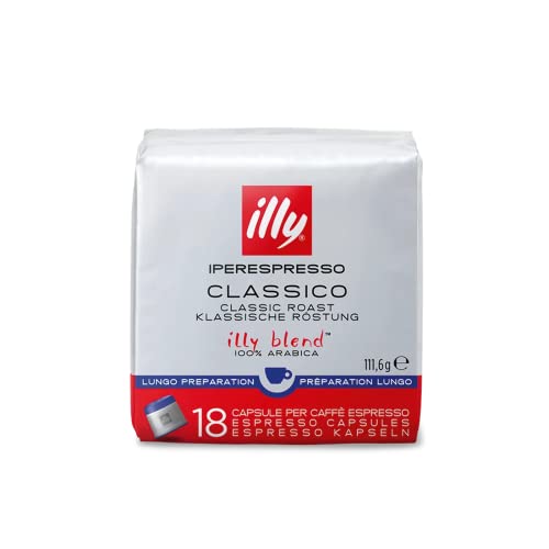 Illy Caffè überexprimiert entlang Cubo 18 Kapseln von Illy