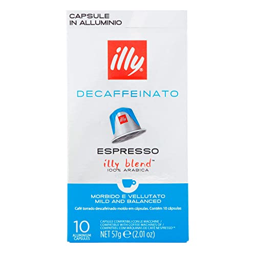 Illy - Entkoffeinierte Kaffeekapseln - Kompatibel mit Nespresso - 10 Einheiten von illy
