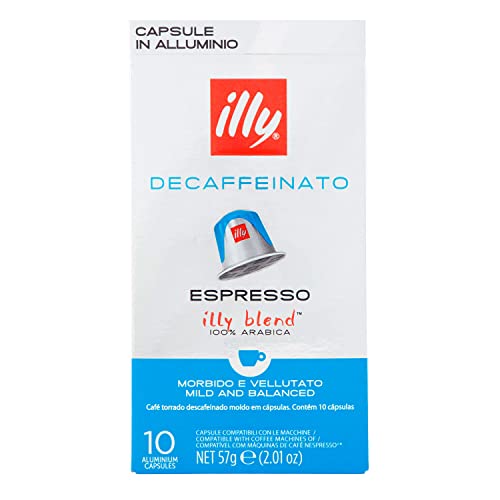 Illy - Entkoffeinierte Kaffeekapseln - Kompatibel mit Nespresso - 10 Einheiten von Illy