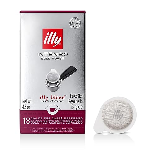 illy Espresso E.S.E. Single-Servings Intenso 18 Stück (vollmundig-intensiv), 131 g von Illy