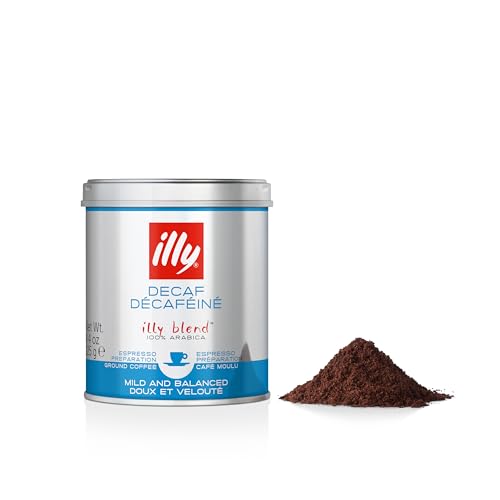 illy Gemahlener filter Kaffee DECA, intensive Röstung - 125 g Dose von Illy