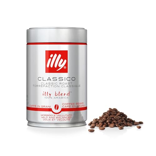 illy Kaffee, Kaffeebohnen Classico, klassische Röstung - Dose zu 250 g von Illy