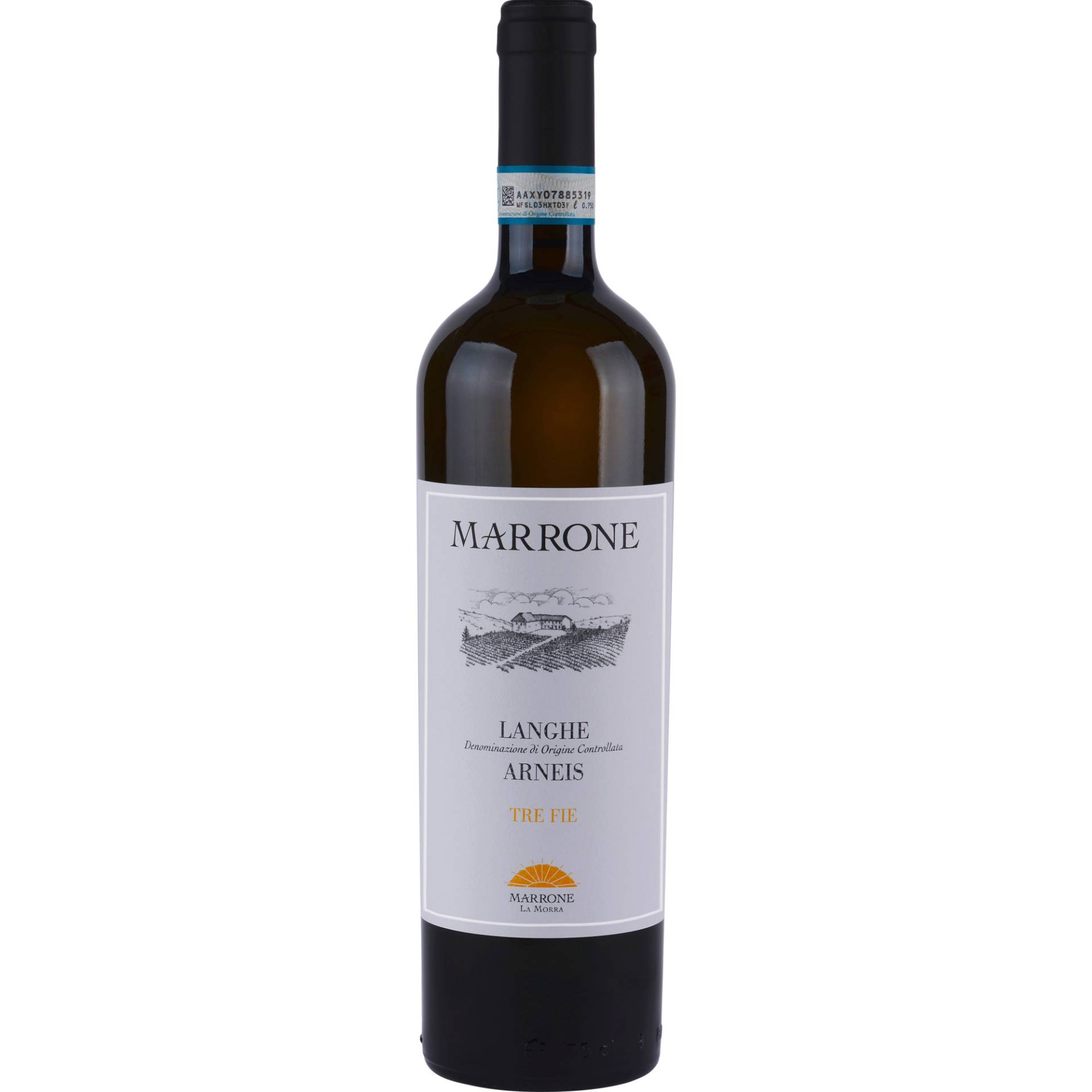 Marrone Tre Fie Langhe Arneis, Langhe DOC, Piemont, 2023, Weißwein Marrone Tre Fie Langhe Arneis, Langhe DOC, Piemont, 2023, Weißwein von Imbottigliato da Agricola Gian Piero Marrone s.n.c. La Morra - Italia nella propria cantina di Castiglione Falletto - It