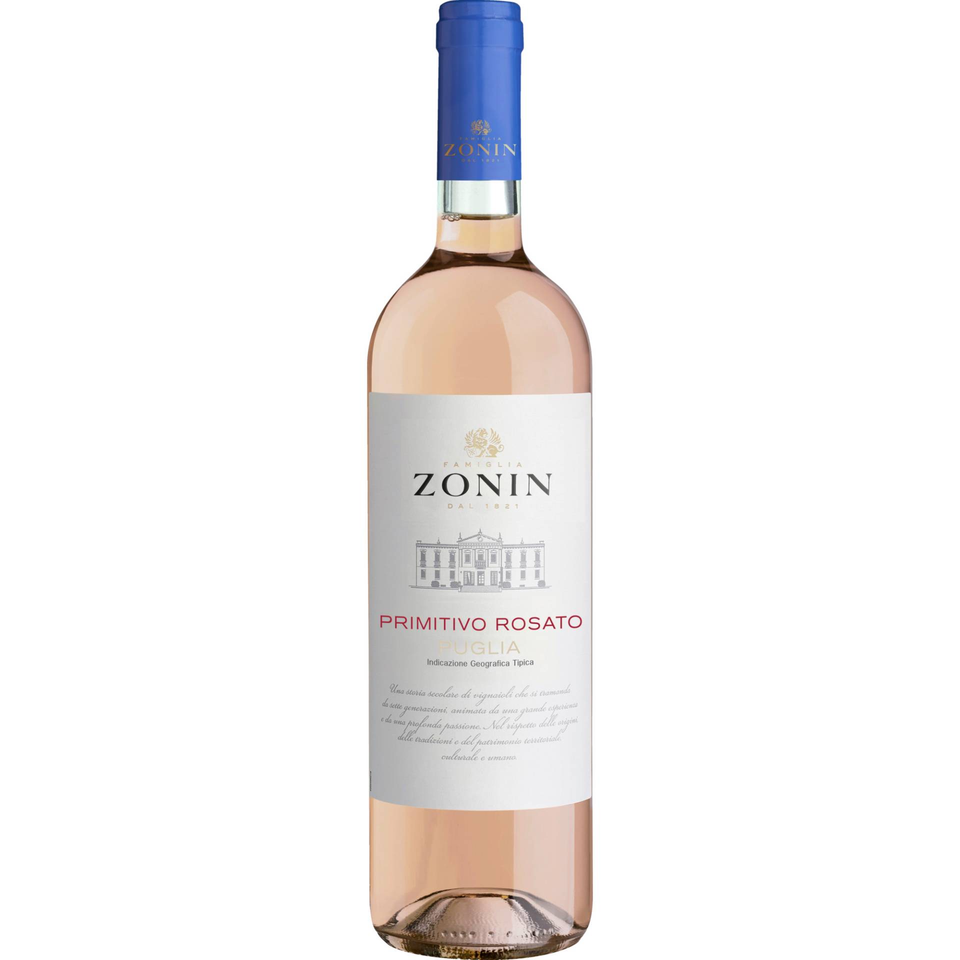 Zonin Classici Primitivo Rosato, Puglia IGT, Venetien, 2023, Roséwein Zonin Classici Primitivo Rosato, Puglia IGT, Venetien, 2023, Roséwein von Imbottigliato da Casa Vinicola Zonin S.p.A. - Gambellara - Italia