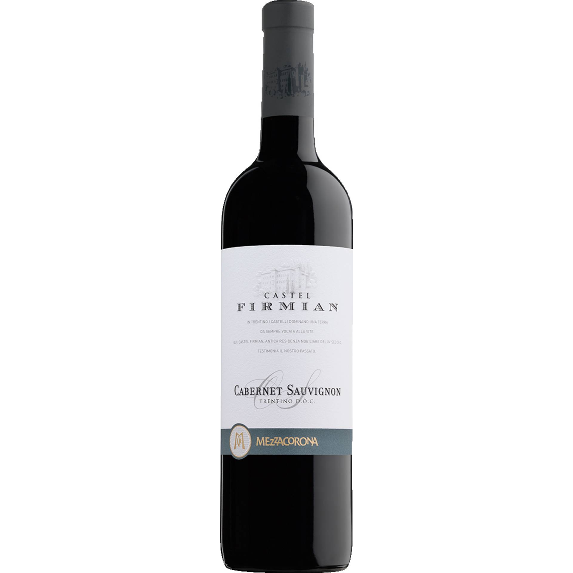 Castel Firmian Cabernet Sauvignon, Trentino DOC, Trentino, 2022, Rotwein von Imbottigliato da Nosio S.p.A. – Mezzocorona – Italia