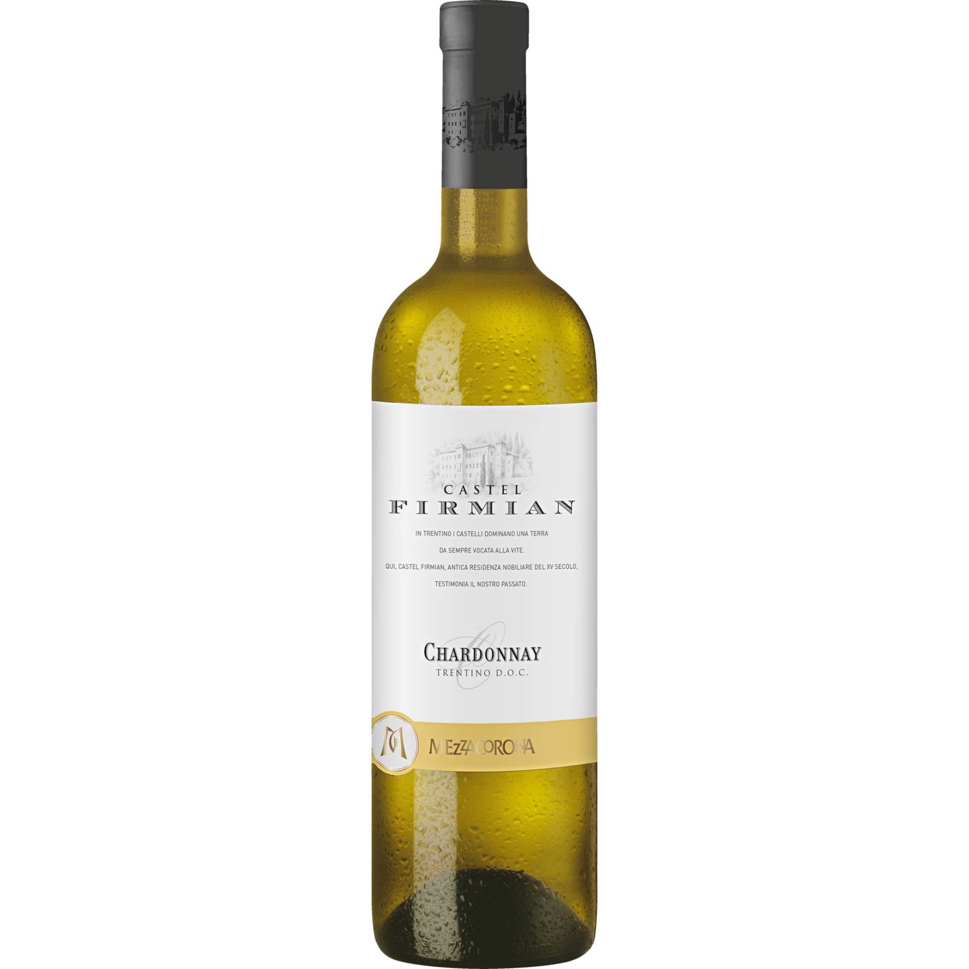 Castel Firmian Chardonnay, Trentino DOC, Trentino, 2024, Weißwein Castel Firmian Chardonnay, Trentino DOC, Trentino, 2024, Weißwein von Imbottigliato da Nosio S.p.A. – Mezzocorona – Italia
