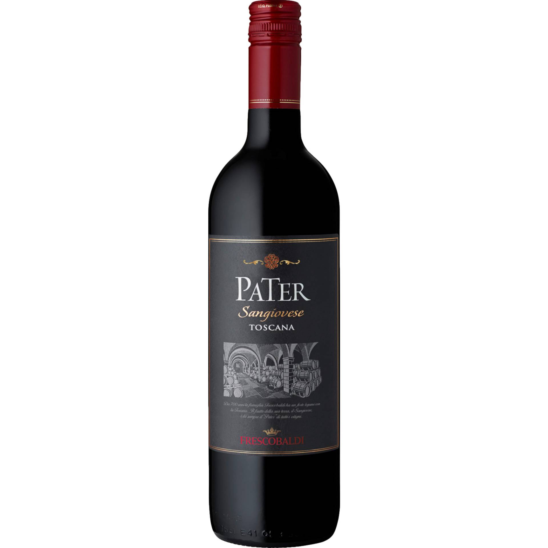 Frescobaldi Pater Sangiovese, Toscana IGT, Toskana, 2023, Rotwein Frescobaldi Pater Sangiovese, Toscana IGT, Toskana, 2023, Rotwein von Imbottigliato dal Viticoltore Frescobaldi S.R.L. Firenze - Italia in Pontassieve