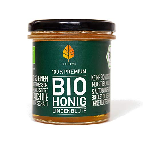 Bio-Honig von nectarvit | roh und unverarbeitet | 400 g | der Superfood-Klassiker von ImkerPur