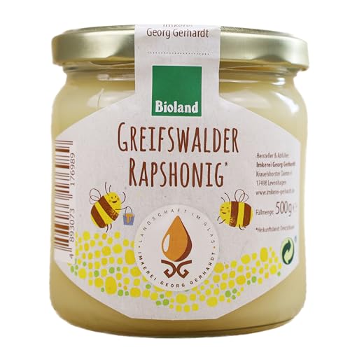Imkerei Georg Gerhardt Bioland Rapshonig bio 500 g Imkerei Georg Gerhardt Bioland Rapshonig bio 500 g von Imkerei Georg Gerhardt