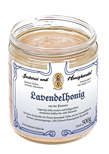 Lavendelhonig 500g – aus der Provence Frankreich - sehr aromatisch, naturbelassen, Honig (von Imkerei Nordheide) von Imkerei Nordheide