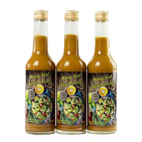 Imkerei zum Lederer - Honig-Senf Salatdressing – 350ml - Fein-würziges Dressing mit regionalem Honig aus eigener Imkerei Imkerei zum Lederer - Honig-Senf Salatdressing – 350ml - Fein-würziges Dressing mit regionalem Honig aus eigener Imkerei von Imkerei "Zum Lederer"