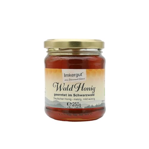 Deutscher Bio Waldhonig, Bioland-Qualität aus der Traditions Imkerei im Schwarzwald, 250g Glas, Imkergut Deutscher Bio Waldhonig, Bioland-Qualität aus der Traditions Imkerei im Schwarzwald, 250g Glas, Imkergut von Imkergut