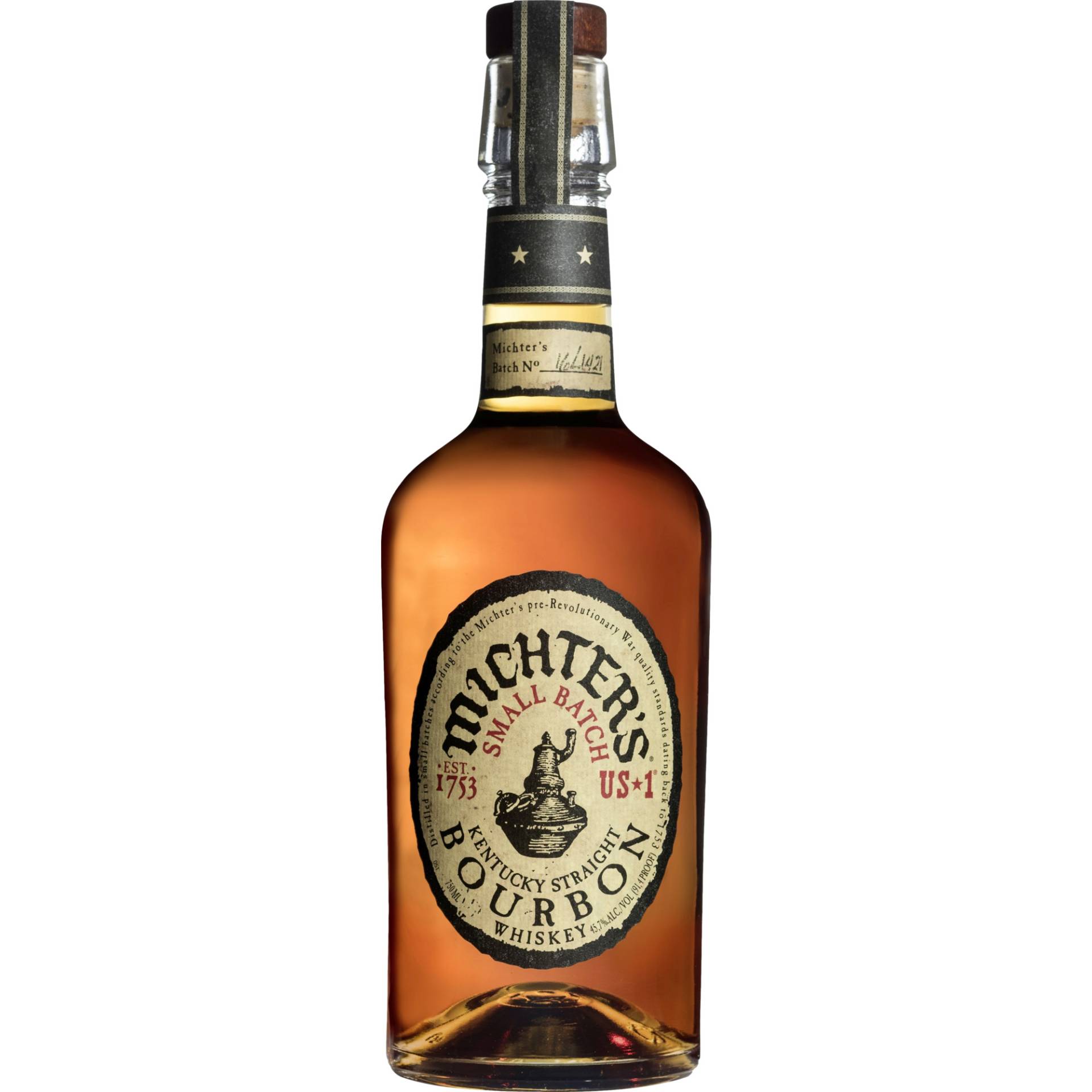 Michters US1 Small Batch Kentucky Straight Bourbon, 45,7% Vol. 0,7l, Spirituosen von Importiert von: Mack & Schühle AG, 73266 Owen / Teck, Germany