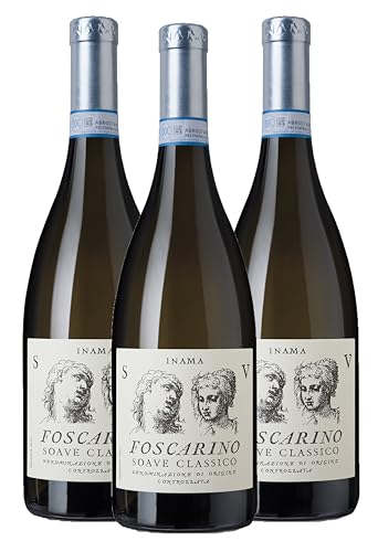 INAMA FOSCARINO SOAVE CLASSICO WEIßWEIN TROCKEN [ 3 Flaschen x 750mℓ ] (2021) von Inama Azienda Agricola