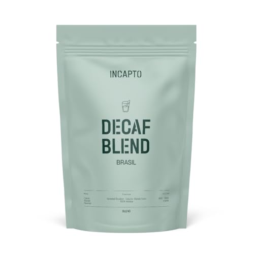 Incapto Ganze Entkoffeinierte Kaffeebohnen | Ohne Chemikalien | Mischung aus 100% Arabica-Kaffee aus Brasilien | Ungemahlen Espresso Bohnen | Swiss Water Decaf Coffee, Packung 500g Incapto Ganze Entkoffeinierte Kaffeebohnen | Ohne Chemikalien | Mischung aus 100% Arabica-Kaffee aus Brasilien | Ungemahlen Espresso Bohnen | Swiss Water Decaf Coffee, Packung 500g von Incapto