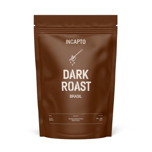 Incapto Kaffeebohnen Dark Roast | Mit hohem Koffeingehalt | Single-Origin Brasil | Espresso 100% Arabica | Geröstete Bohnenkaffee Extra Stark | Plantage Minas Gerais, Fazendas, 500g Incapto Kaffeebohnen Dark Roast | Mit hohem Koffeingehalt | Single-Origin Brasil | Espresso 100% Arabica | Geröstete Bohnenkaffee Extra Stark | Plantage Minas Gerais, Fazendas, 500g von Incapto