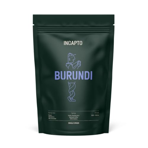 Incapto Spezialitäten-Kaffeebohnen | Single-Origin Burundi | Espresso 100% Arabica | Specialty Coffee 87.75 Punkte SCA | Traditionell Geröstete Bohnenkaffee | Plantage Buhinyuza, Nyagishiru, 1kg Incapto Spezialitäten-Kaffeebohnen | Single-Origin Burundi | Espresso 100% Arabica | Specialty Coffee 87.75 Punkte SCA | Traditionell Geröstete Bohnenkaffee | Plantage Buhinyuza, Nyagishiru, 1kg von Incapto
