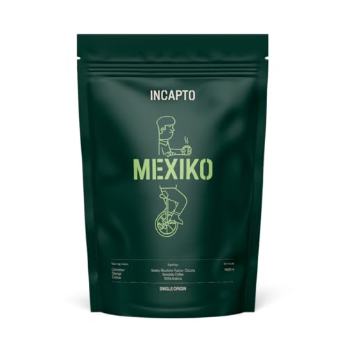 Incapto Spezialitäten-Kaffeebohnen | Single-Origin Mexiko | Espresso 100% Arabica | Specialty Coffee 82 Punkte SCA | Traditionell Geröstete Bohnenkaffee | Plantage Chiapas, EthicHub, 500g Incapto Spezialitäten-Kaffeebohnen | Single-Origin Mexiko | Espresso 100% Arabica | Specialty Coffee 82 Punkte SCA | Traditionell Geröstete Bohnenkaffee | Plantage Chiapas, EthicHub, 500g von Incapto