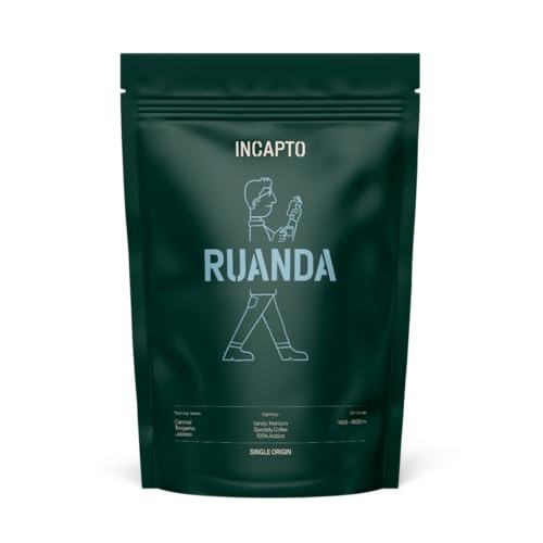 Incapto Spezialitäten-Kaffeebohnen | Single-Origin Ruanda | Espresso 100% Arabica | Specialty Coffee 86 Punkte SCA | Traditionell Geröstete Bohnenkaffee | Plantage Rubavu, Nyamyumba, 1kg Incapto Spezialitäten-Kaffeebohnen | Single-Origin Ruanda | Espresso 100% Arabica | Specialty Coffee 86 Punkte SCA | Traditionell Geröstete Bohnenkaffee | Plantage Rubavu, Nyamyumba, 1kg von Incapto