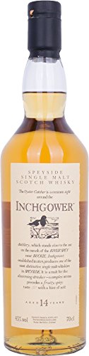 Inchgower Inchgower 14 Jahre Single Malt Scotch Whisky 70 cl – Flora & Fauna Collection Single Malt Whisky (1 x 0.7 l) von Inchgower