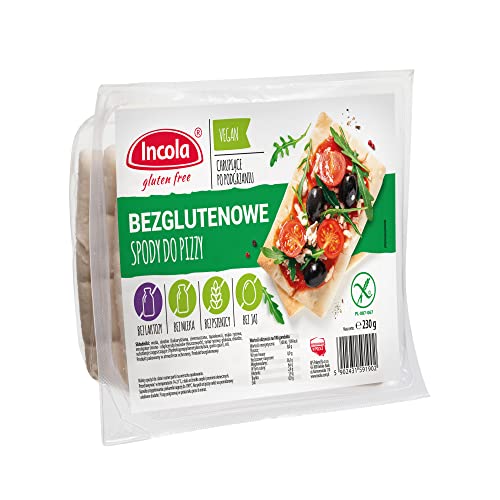 GLUTENFREIE BACKWAREN glutenfreies Brot verschiedene Sorten | Weißbrot, Mehrkornbrot, Bauernbrot, Toastbrot, Pizzabrot (Pizzabrot (230g)) von INCOLA