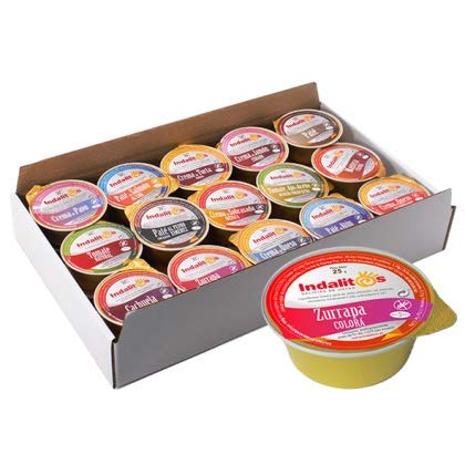 INDALITOS - Packung mit 30 Einzeldosen Manteca Colorá (Schweineschmalz) 25 gr. von Indalitos