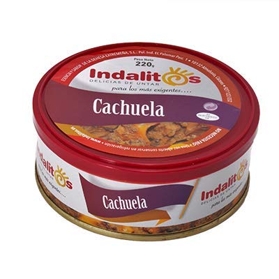 INDALITOS - Packung mit 5 Dosen Pastete Cachuela 250 gr von Indalitos