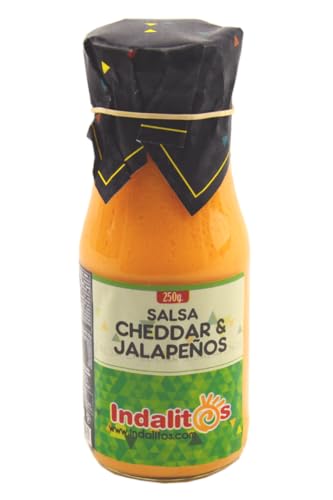 Indalitos – Cheddar-Sauce mit Jalapenos – Packung mit 3 x 250 g Indalitos – Cheddar-Sauce mit Jalapenos – Packung mit 3 x 250 g von Indalitos