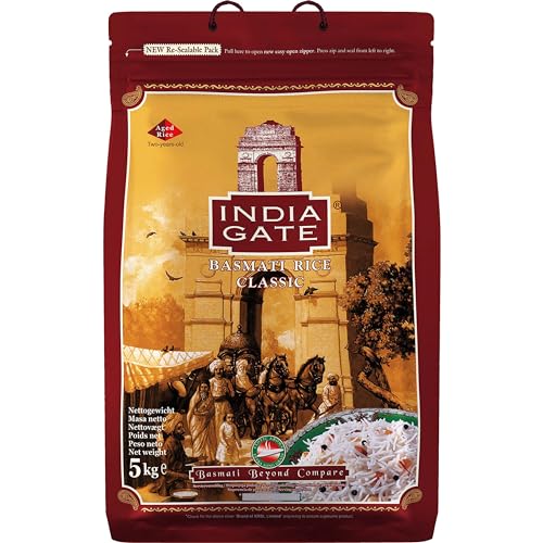 INDIA GATE - Basmati Reis Classic - (1 X 5 KG) von INDIA GATE