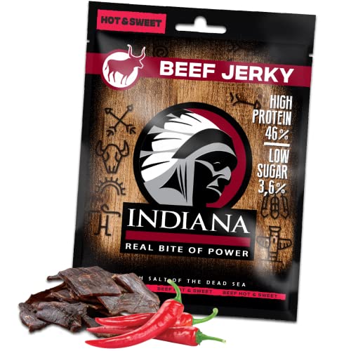 Indiana Beef Jerky - Hot & Sweet 25g Indiana Beef Jerky - Hot & Sweet 25g von Indiana Jerky