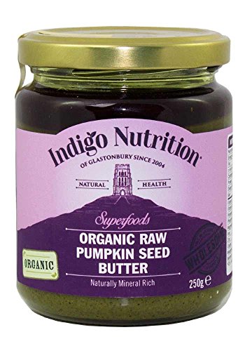Roh BIO Kürbiskern Butter - Raw Organic Pumpkin Seed Butter - 250g von Indigo Herbs