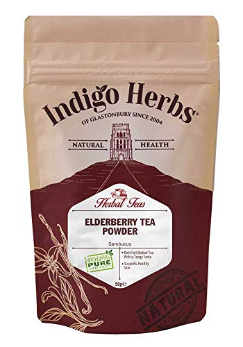 Indigo Herbs Holundertee Pulver 50g von Indigo Herbs