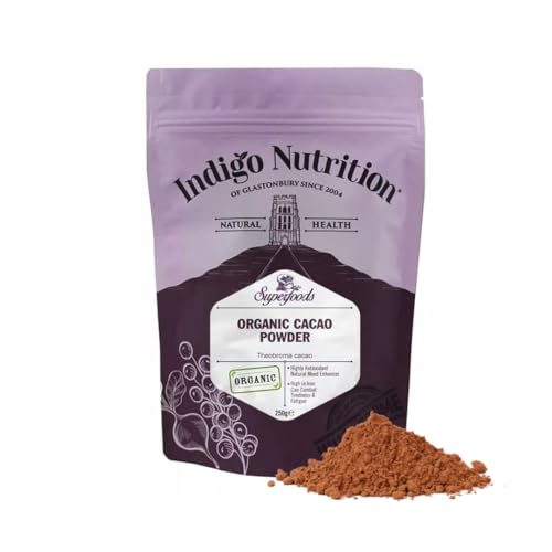Indigo Herbs Bio Kakaopulver 250g | Vegane | Rein & GMO Frei von Indigo Herbs