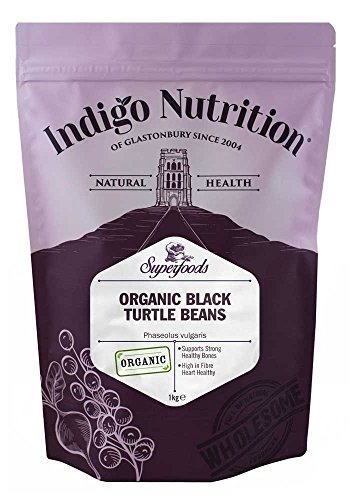 Indigo Herbs BIO Schwarze Bohnen 1kg von Indigo Herbs