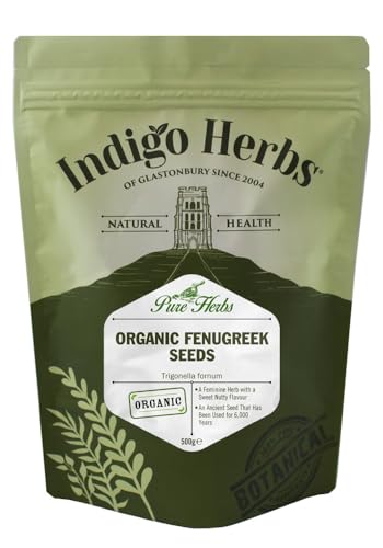 Indigo Herbs Bio Bockshornkleesamen 500g | Methi Seasoning von Indigo Herbs
