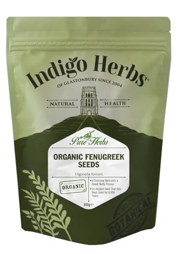 Indigo Herbs Bio Bockshornkleesamen 500g | Methi Seasoning Indigo Herbs Bio Bockshornkleesamen 500g | Methi Seasoning von Indigo Herbs