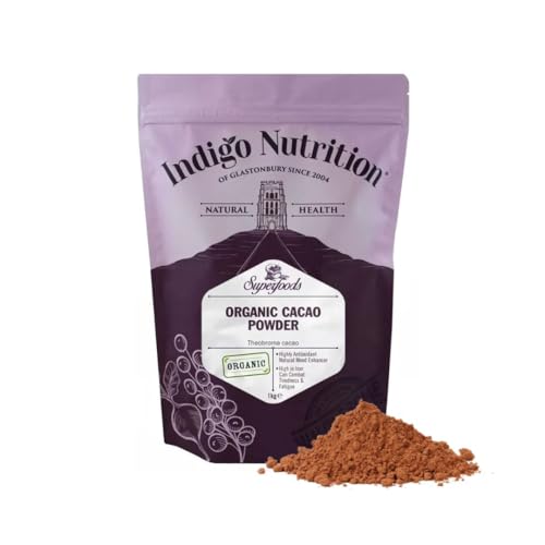 Indigo Herbs Bio Kakaopulver 1kg | Vegane | Rein & GMO Frei von Indigo Herbs
