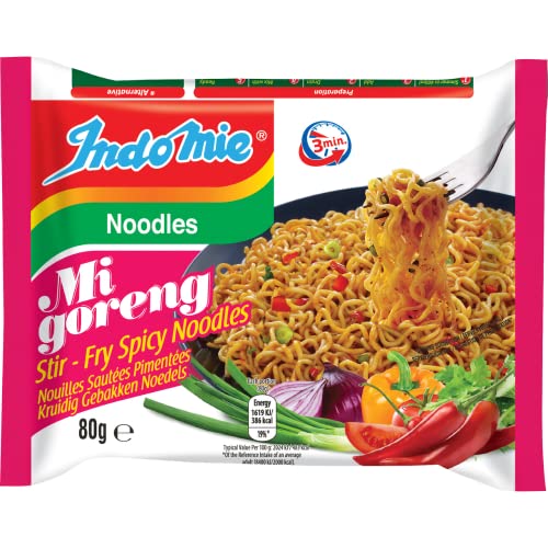 INDOMIE - Instant Nudeln Mi Goreng Pedas - (1 X 80 GR) von Indomie