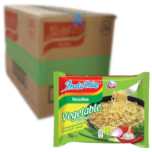 INDOMIE - Instant Nudeln Vegatarisch - Multipack (40 X 75 GR) von Indomie