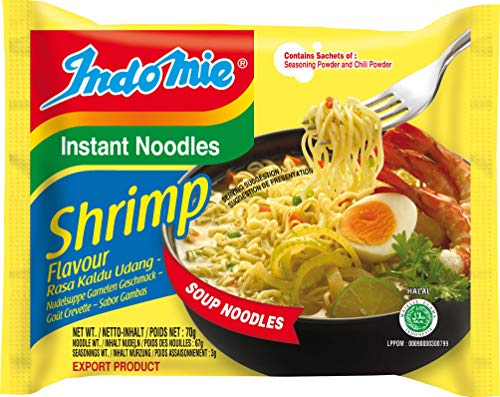 INDOMIE - Instant Nudeln Garnelen, 40er pack (40 X 70 GR) von Indomie