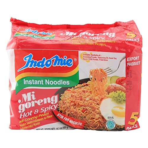Indomie Hot & Spicy Instant-Nudeln 400gm von Indomie