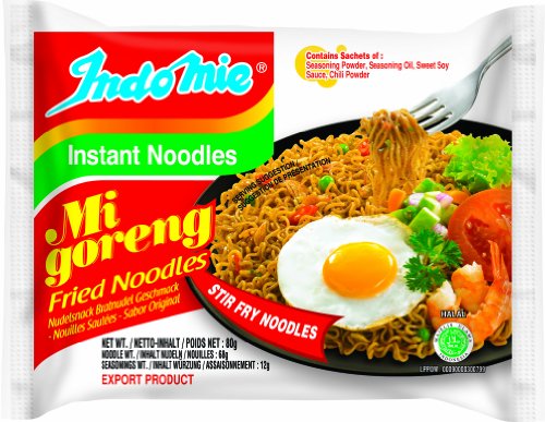 Indomie Instantnudeln, Mi Goreng, classic, 40er Pack (40 x 80 g) von Indomie